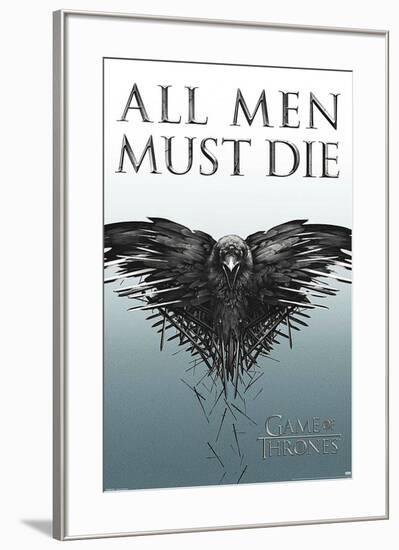 All Men Must Die-Unknown-Framed Art Print