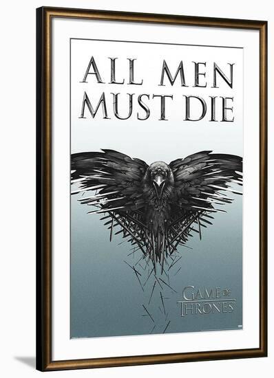 All Men Must Die-Unknown-Framed Art Print