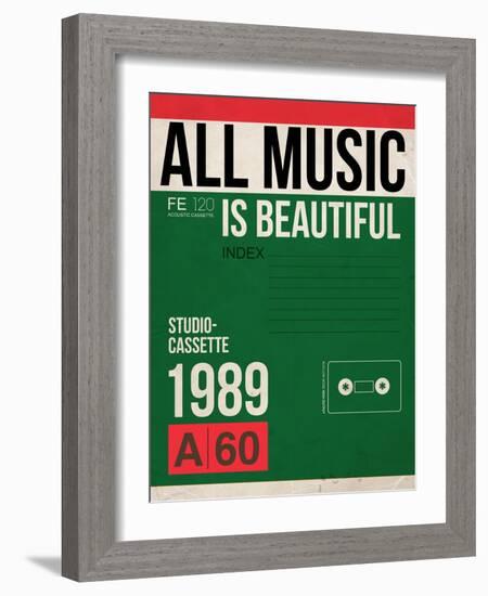 All Music is Beautiful-NaxArt-Framed Art Print
