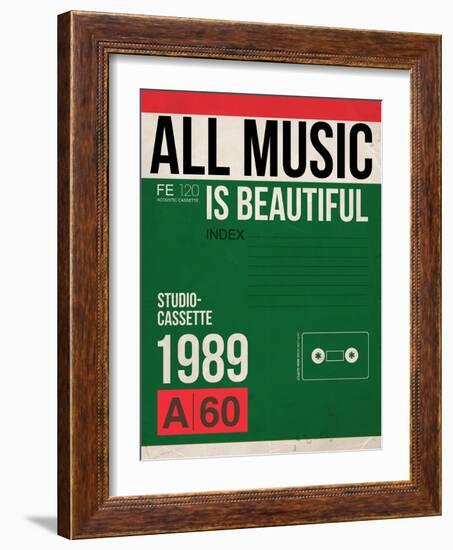 All Music is Beautiful-NaxArt-Framed Art Print