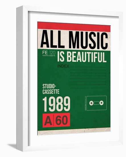 All Music is Beautiful-NaxArt-Framed Art Print