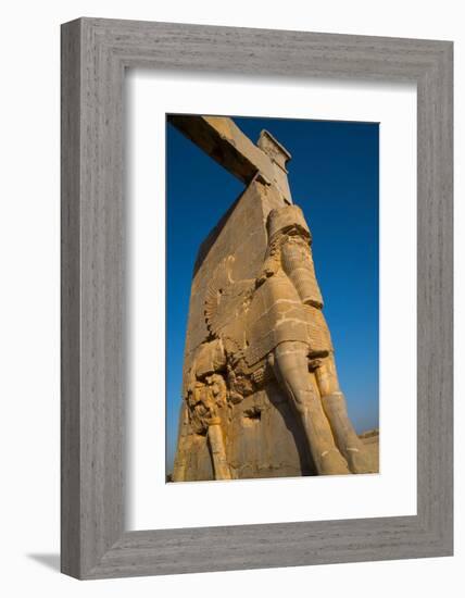 All Nations Gateway, Persepolis, UNESCO World Heritage Site, Iran, Middle East-James Strachan-Framed Photographic Print