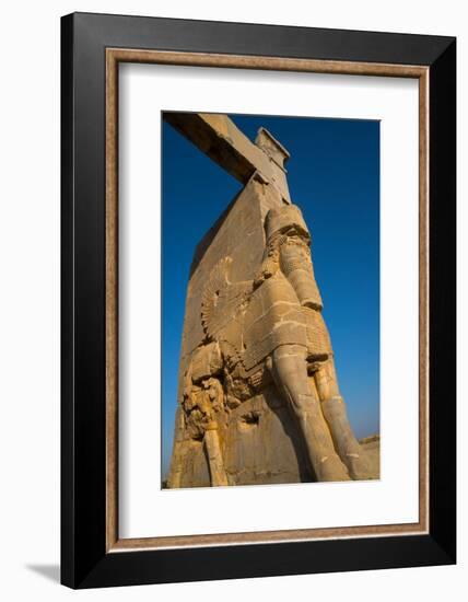 All Nations Gateway, Persepolis, UNESCO World Heritage Site, Iran, Middle East-James Strachan-Framed Photographic Print