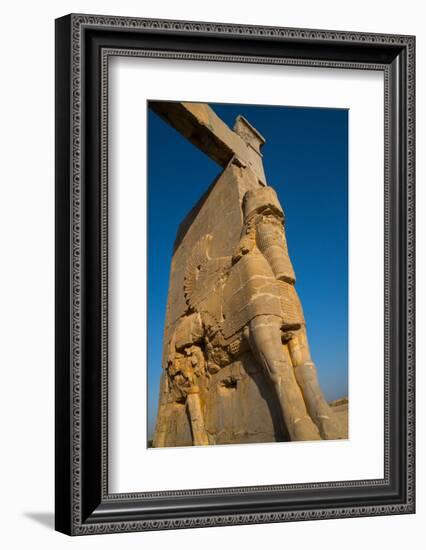 All Nations Gateway, Persepolis, UNESCO World Heritage Site, Iran, Middle East-James Strachan-Framed Photographic Print