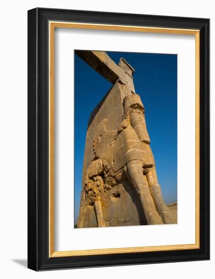 All Nations Gateway, Persepolis, UNESCO World Heritage Site, Iran, Middle East-James Strachan-Framed Photographic Print