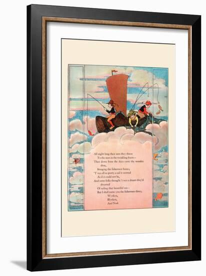 All Night Long their Nets They Threw-Eugene Field-Framed Art Print