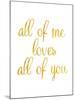 All of Me-Miyo Amori-Mounted Premium Giclee Print