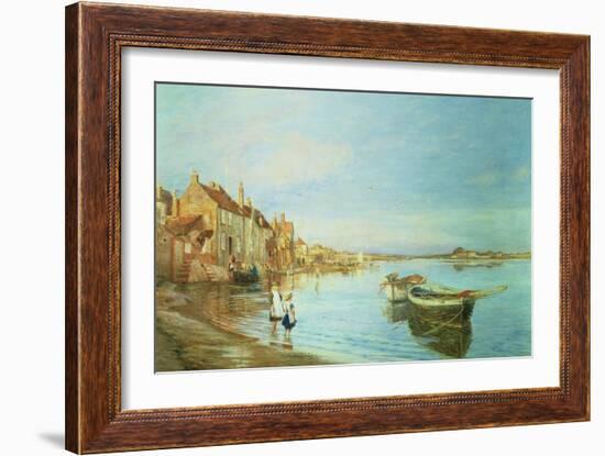 All on a Summer's Day, at Bosham, Sussex, 1888-Charles William Wyllie-Framed Giclee Print