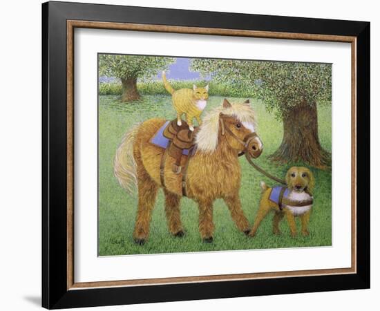 All Part of the Fun-Pat Scott-Framed Giclee Print