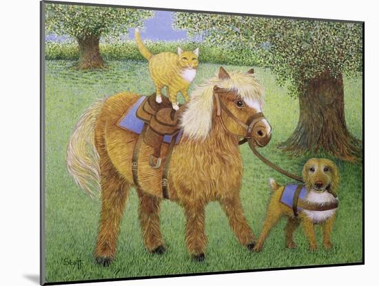 All Part of the Fun-Pat Scott-Mounted Giclee Print