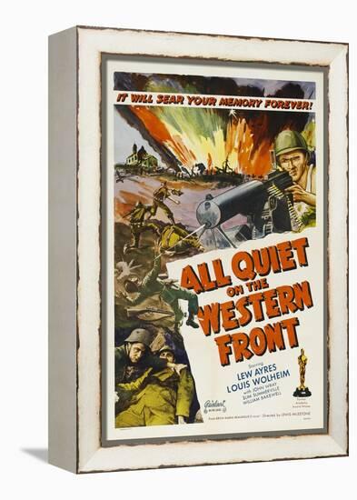 All Quiet On the Western Front, 1930, Directed by Lewis Milestone-null-Framed Premier Image Canvas