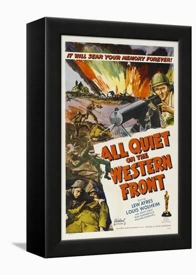 All Quiet On the Western Front, 1930, Directed by Lewis Milestone-null-Framed Premier Image Canvas