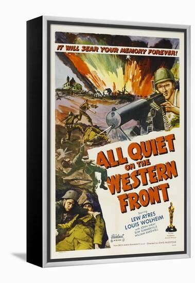 All Quiet On the Western Front, 1930, Directed by Lewis Milestone-null-Framed Premier Image Canvas