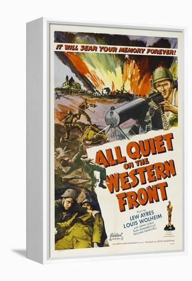 All Quiet On the Western Front, 1930, Directed by Lewis Milestone-null-Framed Premier Image Canvas