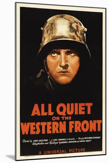 All Quiet On the Western Front, 1930, Directed by Lewis Milestone-null-Mounted Giclee Print