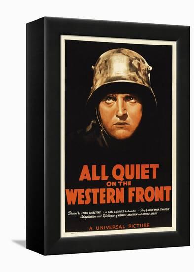 All Quiet On the Western Front, 1930, Directed by Lewis Milestone-null-Framed Premier Image Canvas