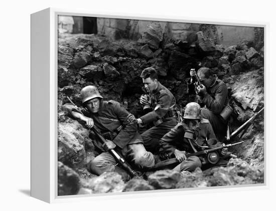 ALL QUIET ON THE WESTERN FRONT by Lewis Milestone with Ben Alexander, Lew Ayres, Louis Wolheim, 193-null-Framed Stretched Canvas