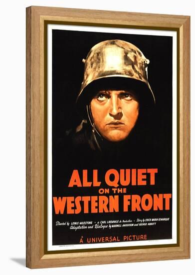 All Quiet on the Western Front, Lew Ayres, 1930-null-Framed Stretched Canvas