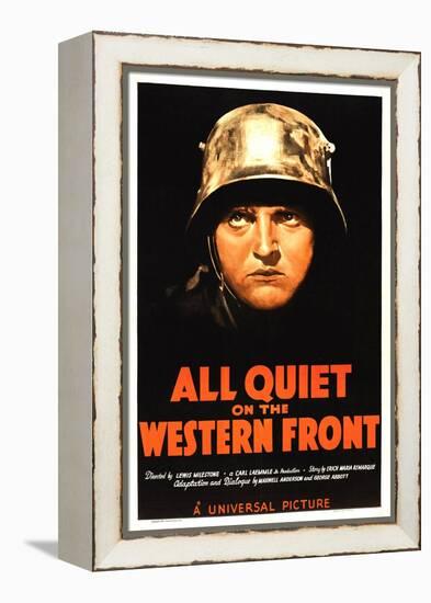 All Quiet on the Western Front, Lew Ayres, 1930-null-Framed Stretched Canvas