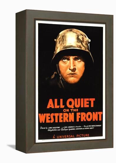 All Quiet on the Western Front, Lew Ayres, 1930-null-Framed Stretched Canvas