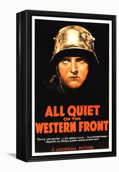 All Quiet on the Western Front, Lew Ayres, 1930-null-Framed Stretched Canvas