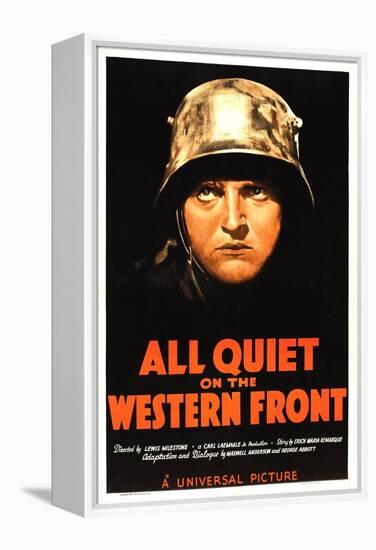 All Quiet on the Western Front, Lew Ayres, 1930-null-Framed Stretched Canvas