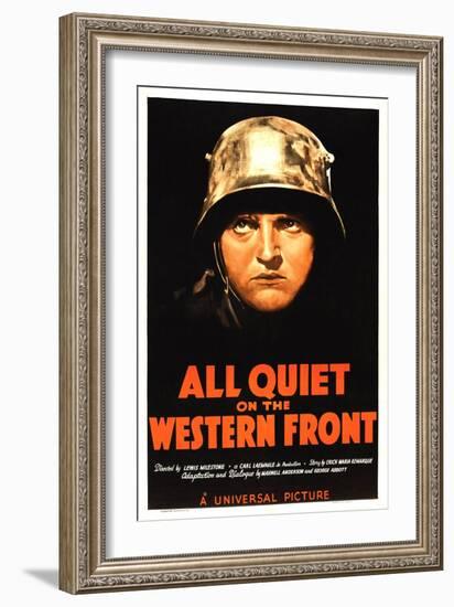 All Quiet on the Western Front, Lew Ayres, 1930-null-Framed Premium Giclee Print