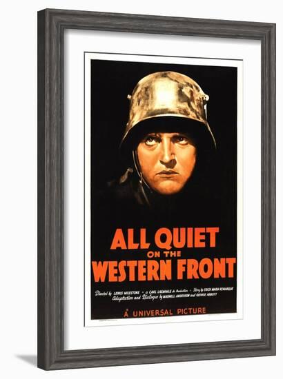 All Quiet on the Western Front, Lew Ayres, 1930-null-Framed Art Print