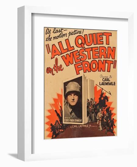 All Quiet on the Western Front-null-Framed Art Print