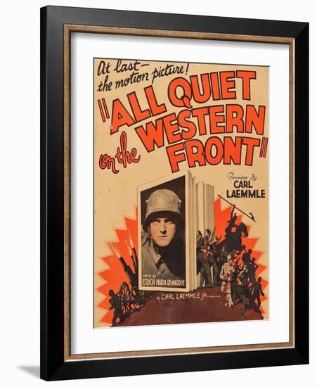 All Quiet on the Western Front-null-Framed Art Print