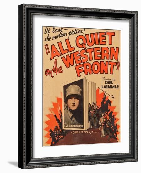 All Quiet on the Western Front-null-Framed Art Print