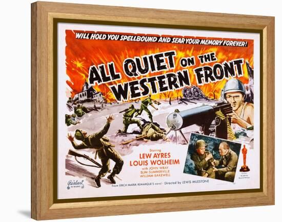 All Quiet on the Western Front-null-Framed Stretched Canvas