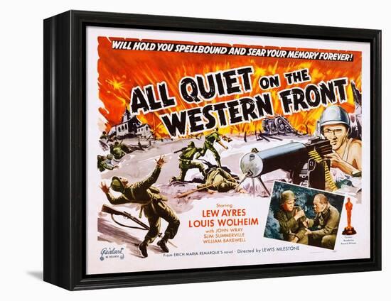 All Quiet on the Western Front-null-Framed Stretched Canvas