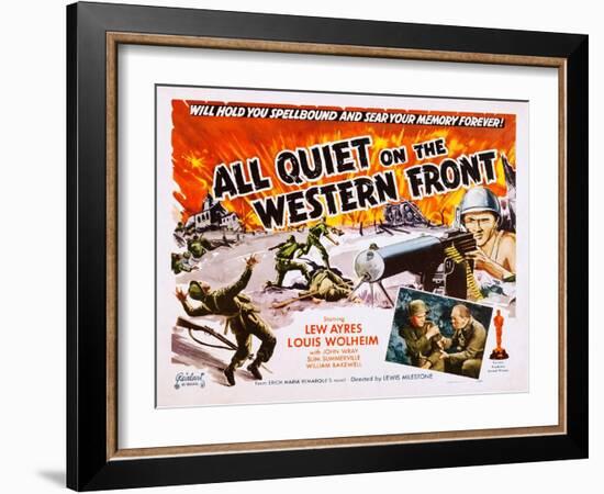 All Quiet on the Western Front-null-Framed Art Print