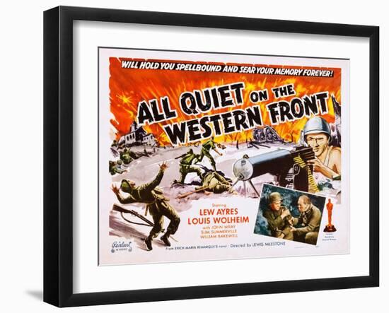 All Quiet on the Western Front-null-Framed Art Print