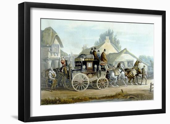 All Right, from 'Fores Coaching Recollections', Engraved by J. Harris-Charles Cooper Henderson-Framed Giclee Print