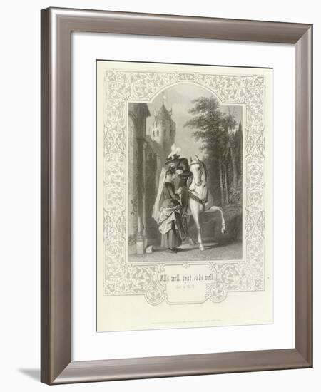 All's Well That Ends Well, Act IV, Scene II-Joseph Kenny Meadows-Framed Giclee Print