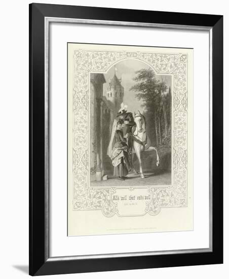 All's Well That Ends Well, Act IV, Scene II-Joseph Kenny Meadows-Framed Giclee Print
