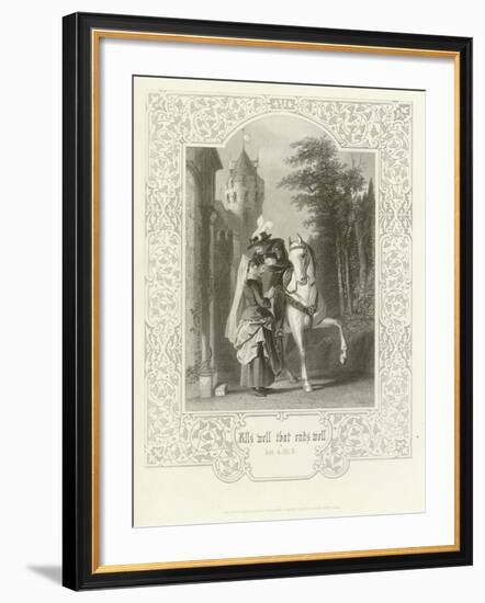 All's Well That Ends Well, Act IV, Scene II-Joseph Kenny Meadows-Framed Giclee Print