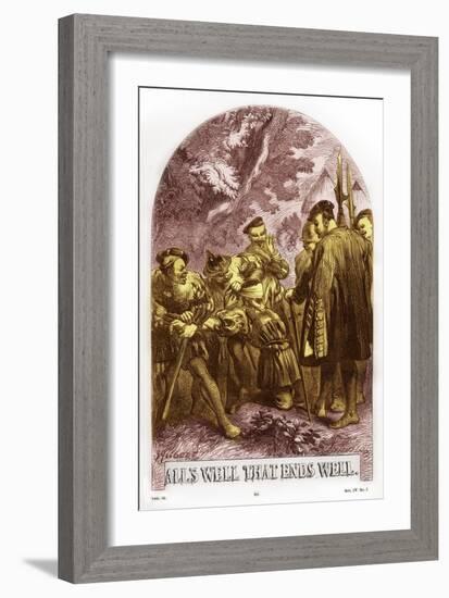 All's Well that Ends Well by William Shakespeare-John Gilbert-Framed Giclee Print