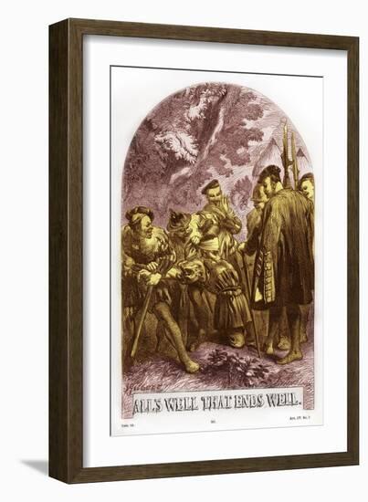 All's Well that Ends Well by William Shakespeare-John Gilbert-Framed Giclee Print