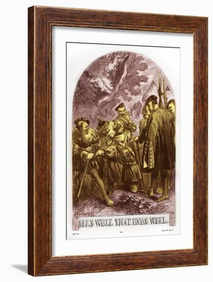 All's Well that Ends Well by William Shakespeare-John Gilbert-Framed Giclee Print