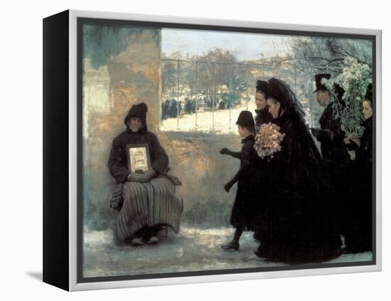 All Saints' Day, 1888-Emile Friant-Framed Premier Image Canvas