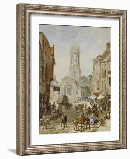 All Saints Pavement, York-Louise J. Rayner-Framed Giclee Print