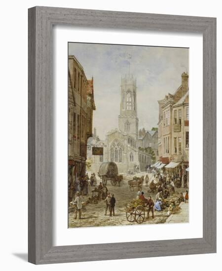 All Saints Pavement, York-Louise J. Rayner-Framed Giclee Print