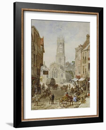 All Saints Pavement, York-Louise J. Rayner-Framed Giclee Print