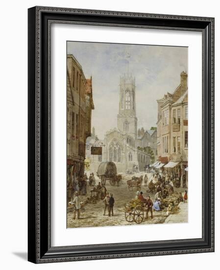 All Saints Pavement, York-Louise J. Rayner-Framed Giclee Print