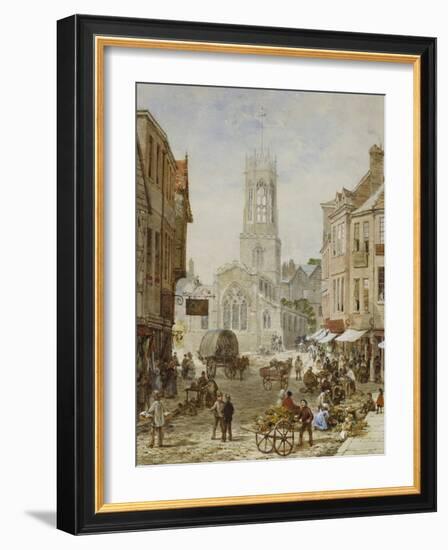 All Saints Pavement, York-Louise J. Rayner-Framed Giclee Print