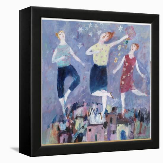 All Singing and Dancing, 2004-Susan Bower-Framed Premier Image Canvas