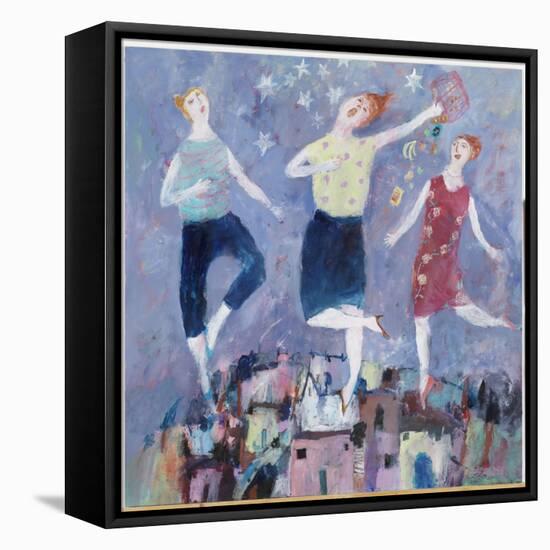 All Singing and Dancing, 2004-Susan Bower-Framed Premier Image Canvas